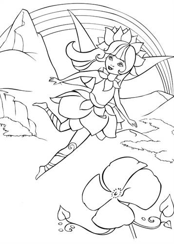 Kids-n-fun.de | 21 Ausmalbilder von Barbie FairyTopia